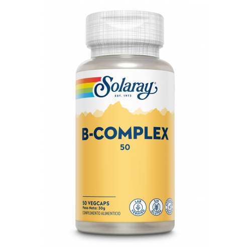 Solaray b complex 50mg x 50 capsulas