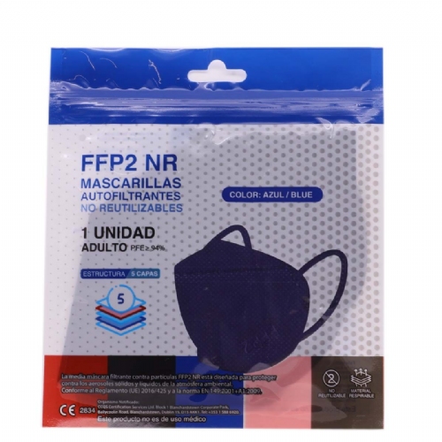 Mascarilla ffp2 azul 10ud ind