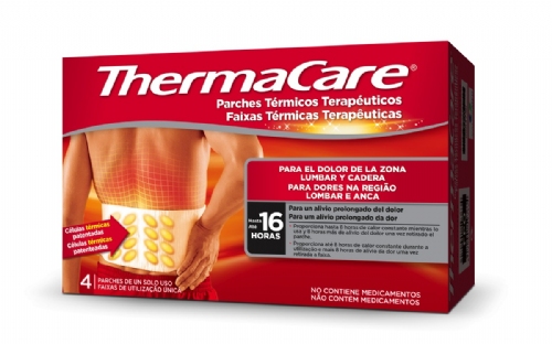 Thermacare parche termico zona lumbar cadera (4 parches)