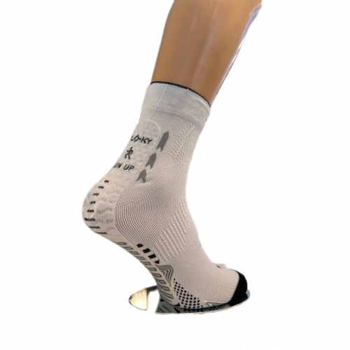 Calcetines floky run up medium blanco t.xs/s (36-39)