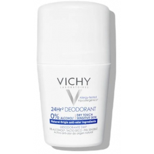 DESODORANTE 24 H SIN SALES DE ALUMINIO - VICHY (ROLL ON 50 ML)