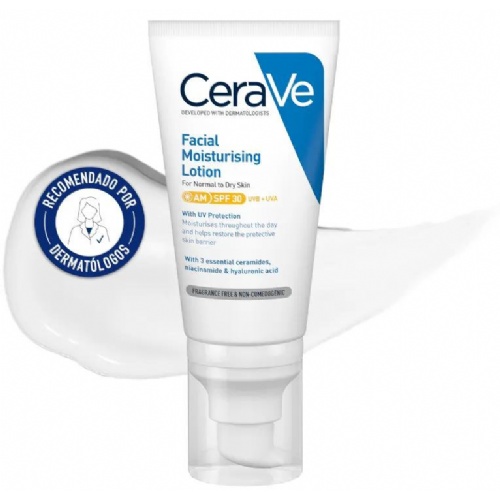 Cerave locion hidratante de rostro spf 25 (1 envase 52 ml)
