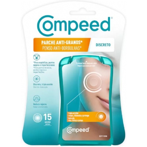 Compeed antigranos discre 15un