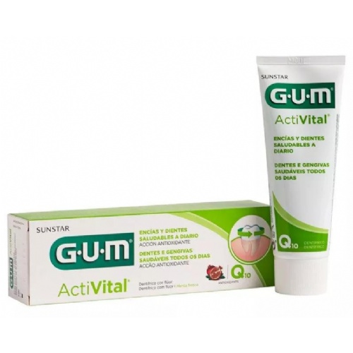 Gum activital gel dentifrico (1 envase 75 ml)