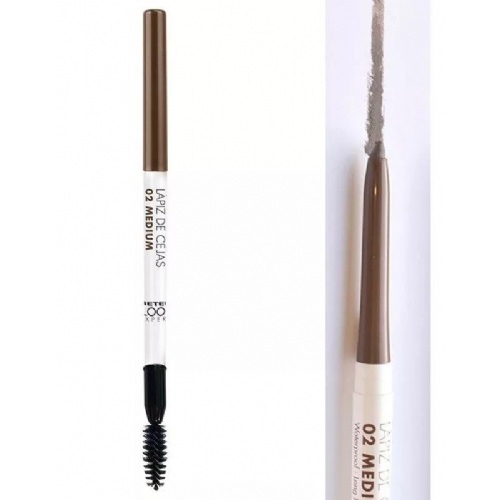 Lapiz de cejas automatico con goupillon beter  1 unidad color 02 medium