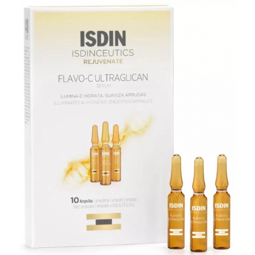 Isdinceutics flavo-c ultraglican (10 ampollas 2 ml)