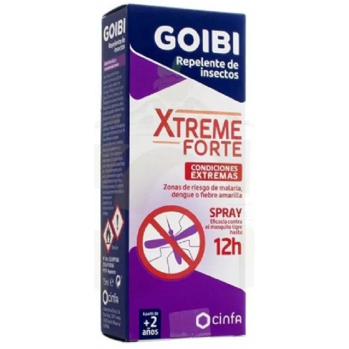 Goibi xtreme forte repelente de insectos  1 spray 75 ml