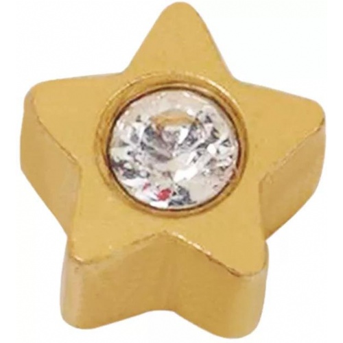 Inverness pendiente 24k (24c estrella dorada natural)