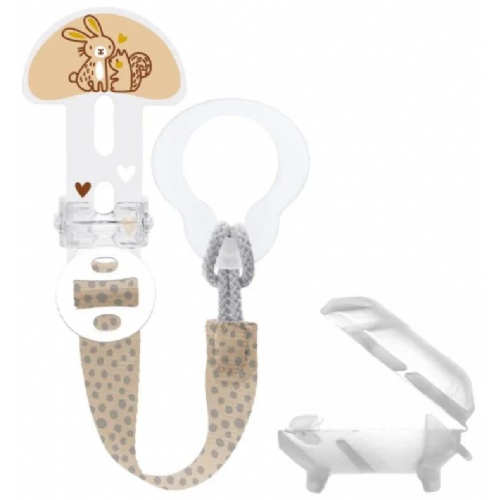 Broche para chupete y cubierta de proteccion - mam clip it! & cover (1 unidad color azul)