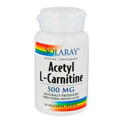 Solaray l-carnitine 500mg 30vegcaps