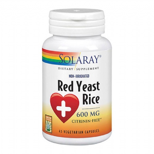 Solaray red yeast rice arroz rojo x 45 capulas
