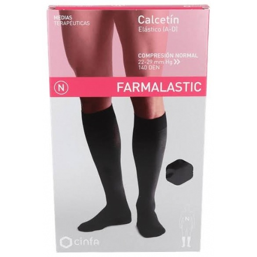 Calcetin - farmalastic (negro t- med)