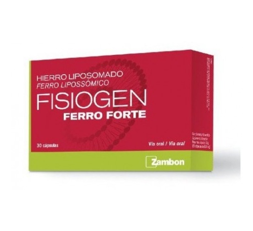 Fisiogen ferro forte caps (30 capsulas)