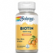 Solaray biotina 1000mcg x 100 caramelos