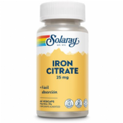 Solaray iron 25 mg x 60 capsulas