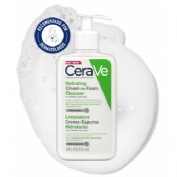 Cerave limpiadora crema espuma hidratante (1 envase 236 ml)