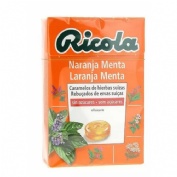 Ricola caramelos sin azucar (1 envase 50 g sabor naranja)