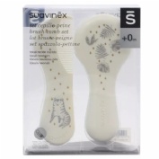 Cepillo y peine infantil soft - suavinex (blanco decorado)