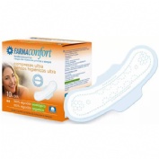 COMPRESAS 100%ALGODON - FARMACONFORT (ULTRAFINAS DIA ALAS 10 U)