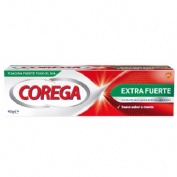 Corega crema extra fuerte adhesivo protesis dental 1 tubo 40 g sabor menta - adhesivo protesis denta
