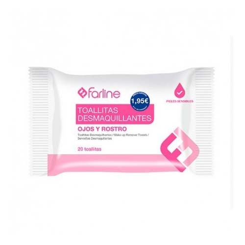 Farline toallitas desmaquillantes (20 toallitas)