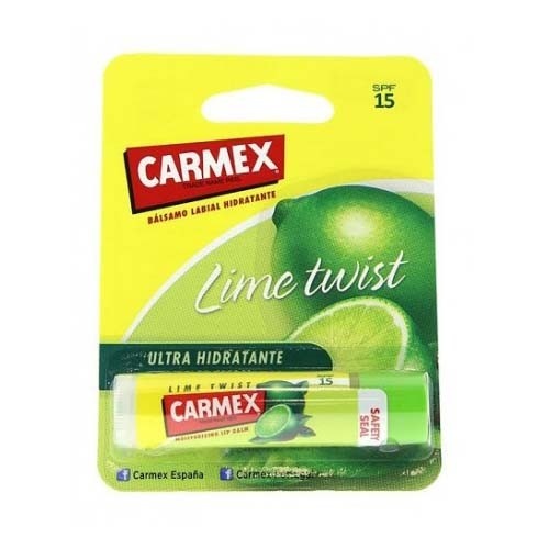 Carmex ultra hidratante balsamo labial  4 stick lime twist