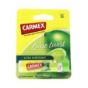 Carmex ultra hidratante balsamo labial  4 stick lime twist